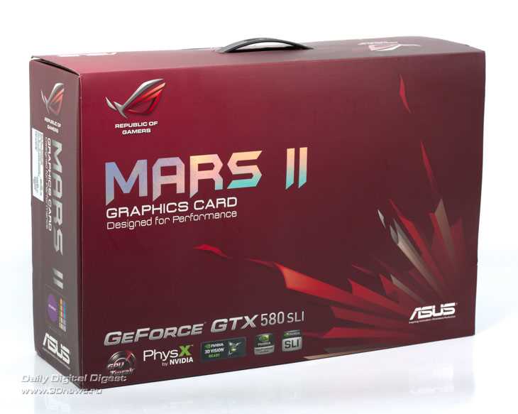 Тест игровой производительности GeForce GTX 580 ASUS Mars II